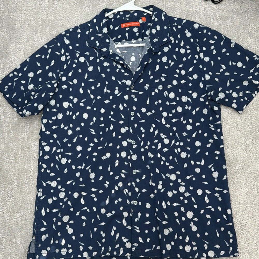 Tori Richard Shells Aloha Shirt Large